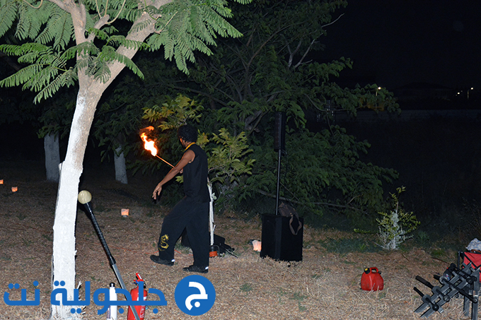 فعاليات ليلية باحضان الطبيعة في وادي قانا في جلجولية